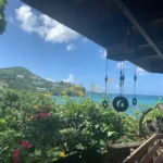 The beautiful bay view from the Shimmy Shack